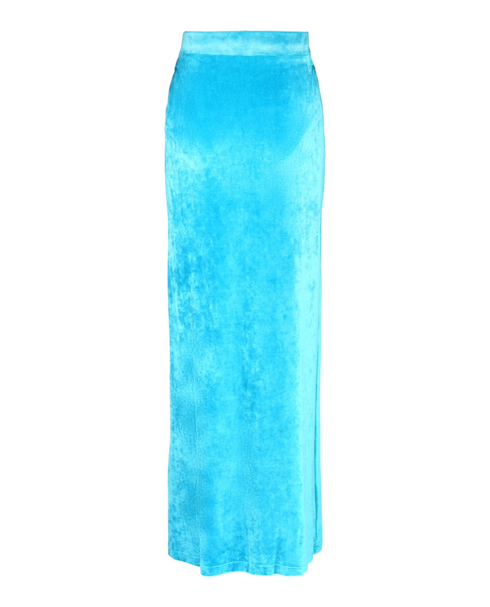 Balenciaga Balenciaga Womens High-Rise Velvet Maxi Skirt