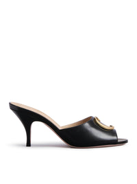 Christian Dior Christian Dior Women Lambskin Initials Heel Sandal