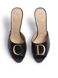 Christian Dior Christian Dior Women Lambskin Initials Heel Sandal