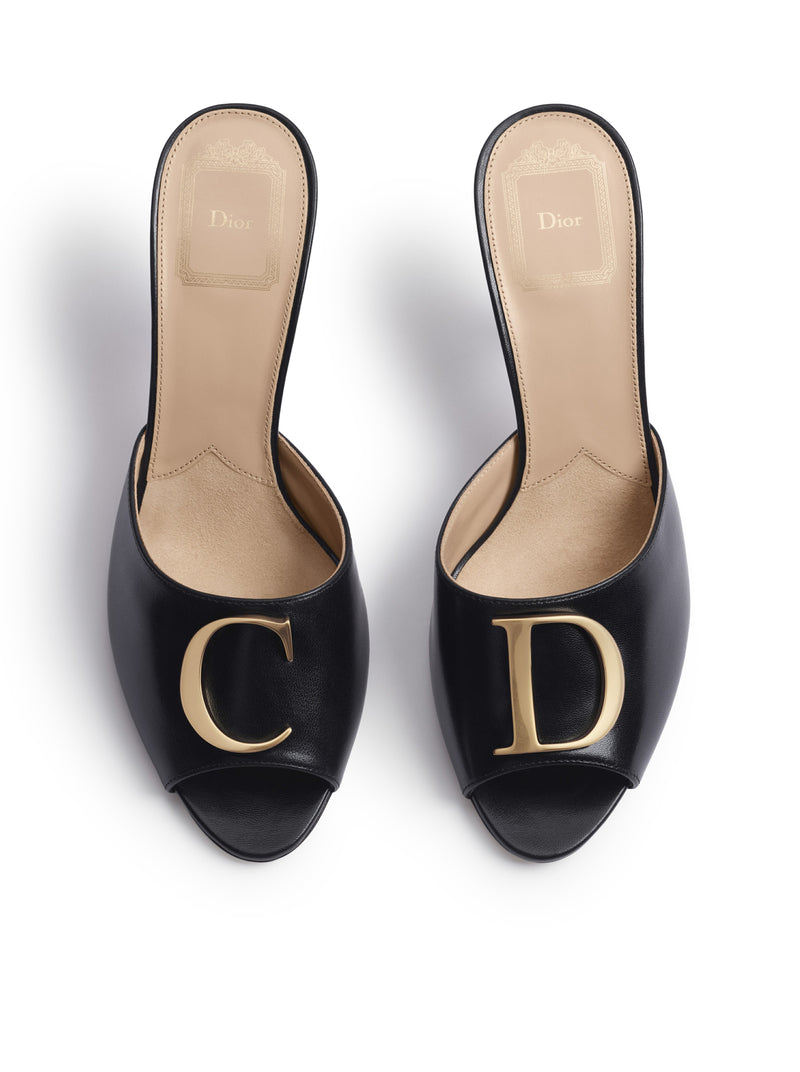 Christian Dior Christian Dior Women Lambskin Initials Heel Sandal
