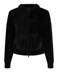 Balenciaga Balenciaga Womens Velvet Zip Up Hoodie
