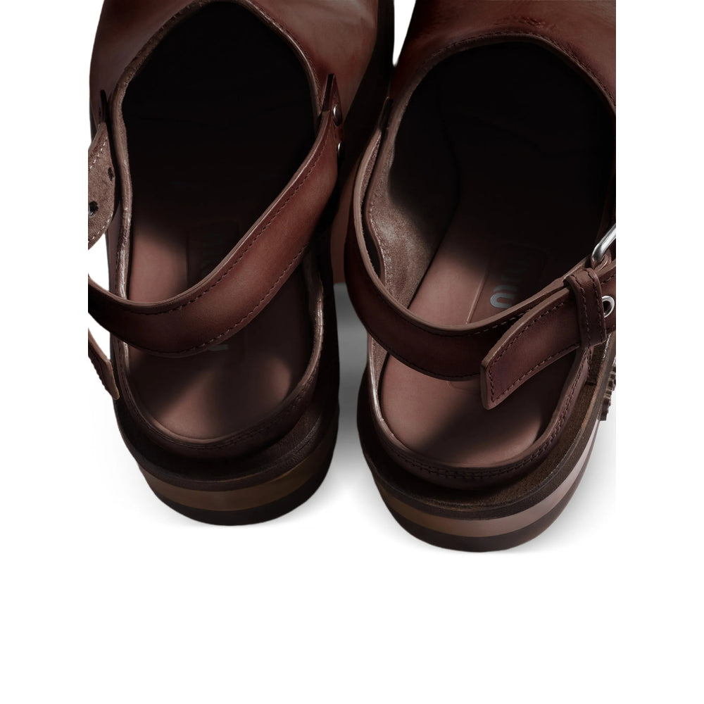 Miu Miu Brown Shoes Women