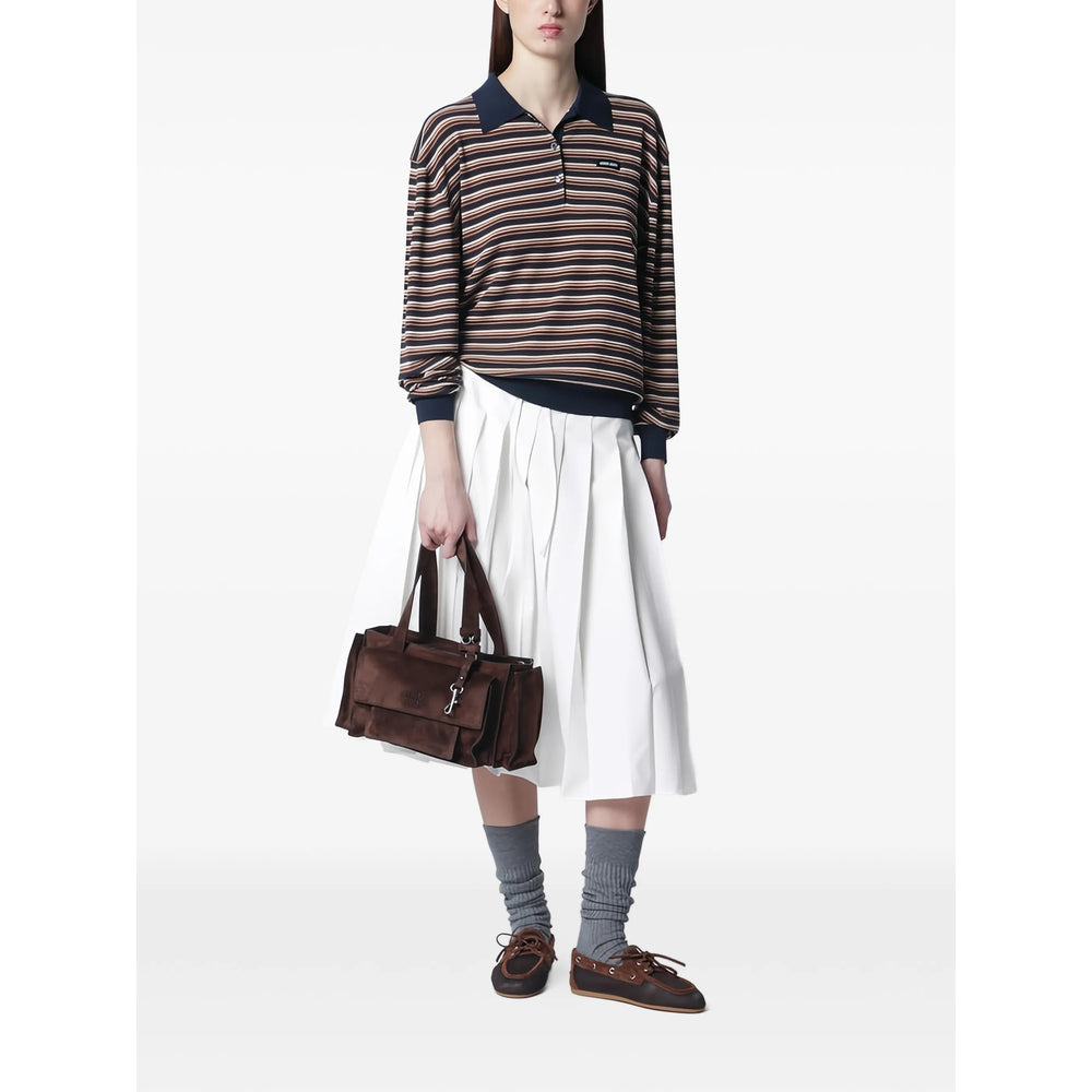 Miu Miu Brown Tote Bags Women