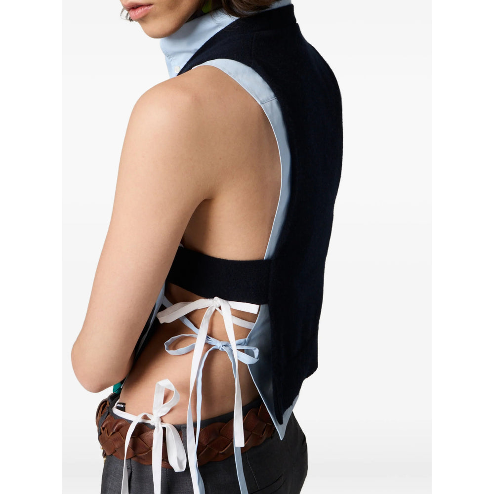 Miu Miu Blue Tops - Vests & Tank Tops Women
