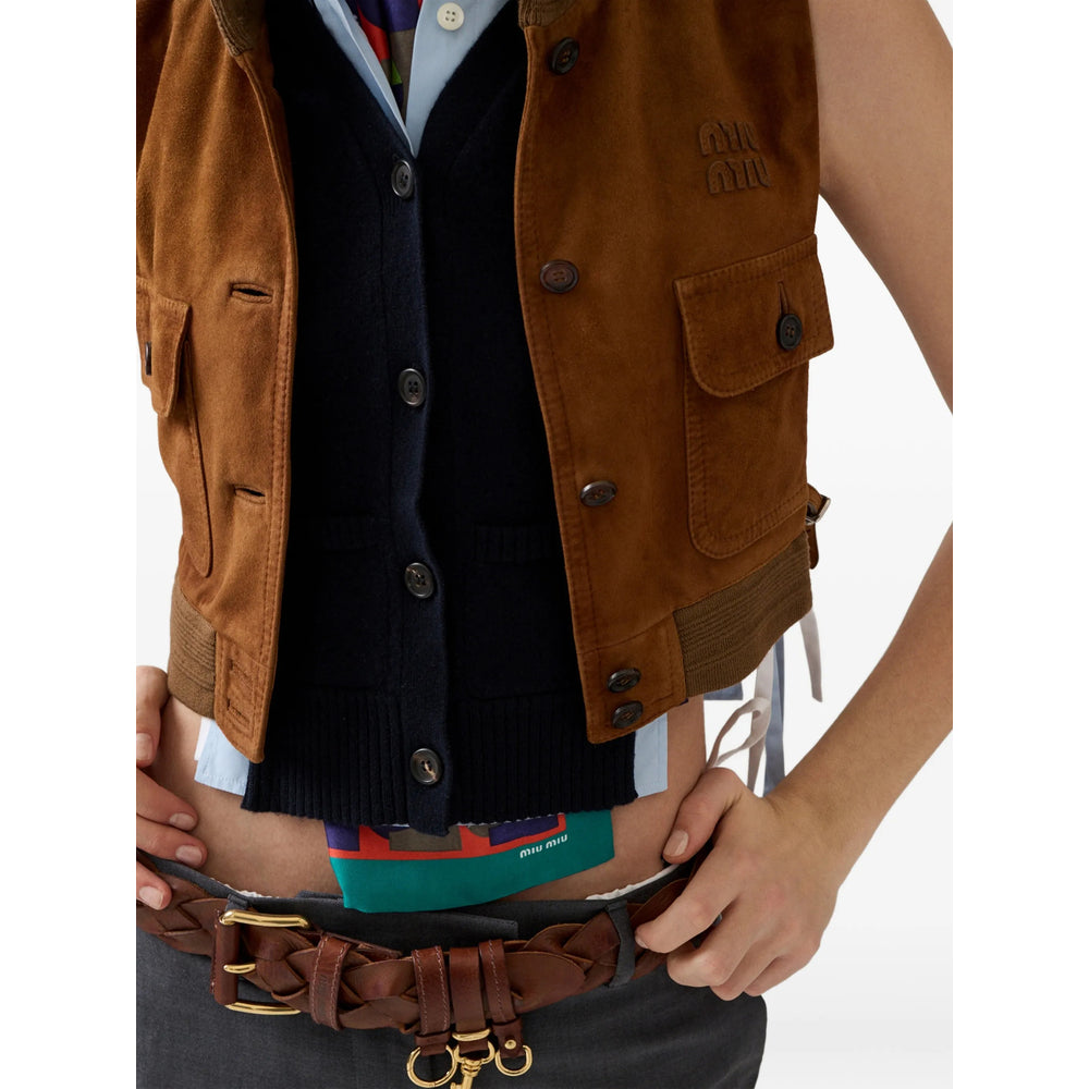 Miu Miu Blue Tops - Vests & Tank Tops Women