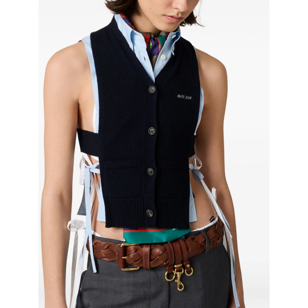 Miu Miu Blue Tops - Vests & Tank Tops Women