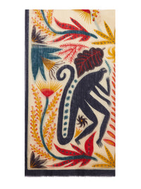 Etro Etro Women Modal Scarf With Mirror Print