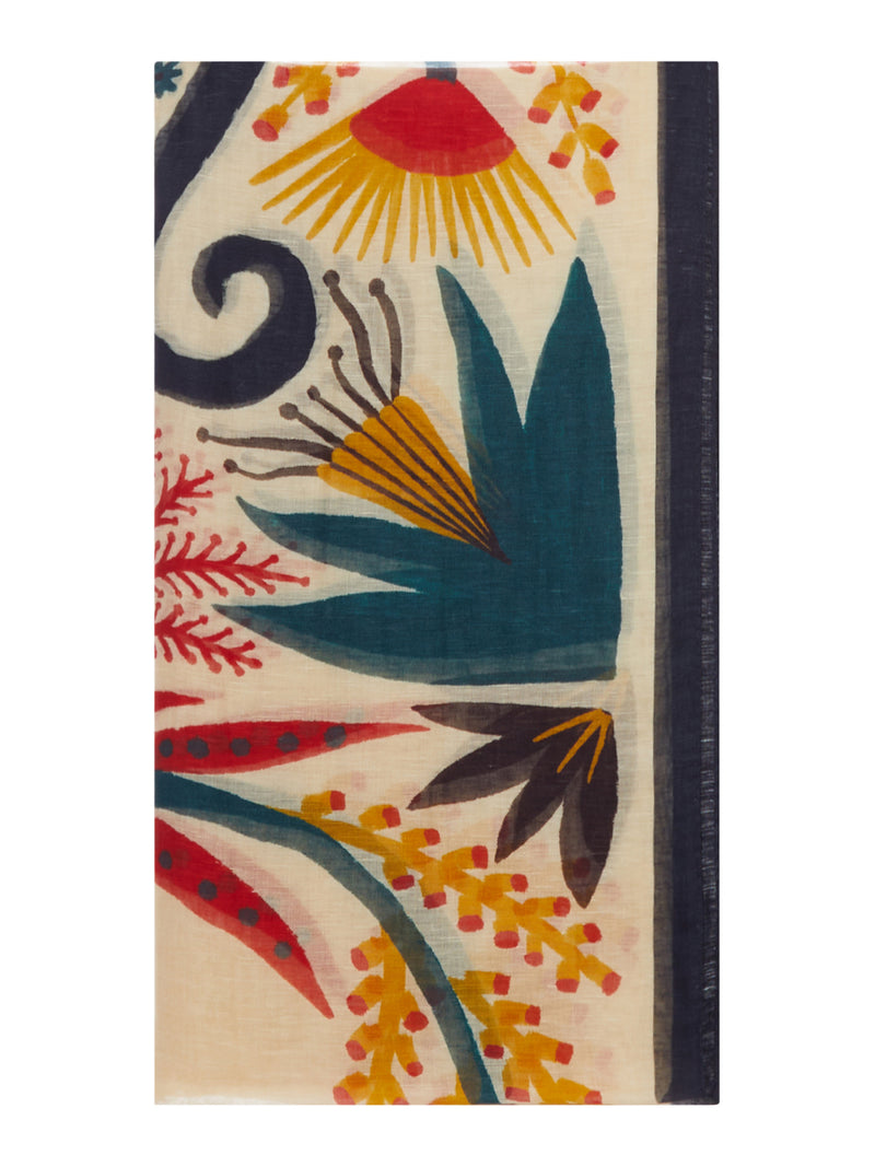 Etro Etro Women Modal Scarf With Mirror Print