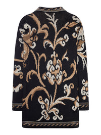 Etro Etro Women Jacquard Knit Cardigan With Floral Pattern