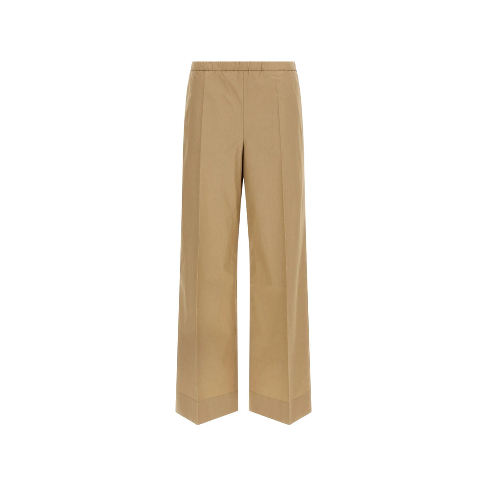 Moncler Neutrals Trousers - Straight Trousers Women