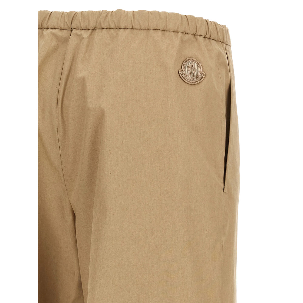 Moncler Neutrals Trousers - Straight Trousers Women