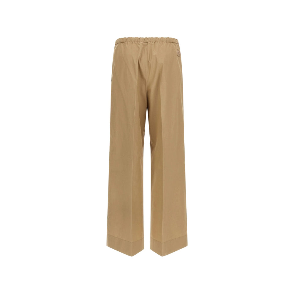 Moncler Neutrals Trousers - Straight Trousers Women