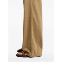 Moncler Neutrals Trousers - Straight Trousers Women