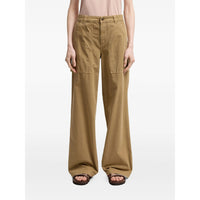 Moncler Neutrals Trousers - Straight Trousers Women