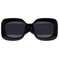 Gucci Sunglasses Square Full Rim, Black Frame and Grey Lens GG1695S001