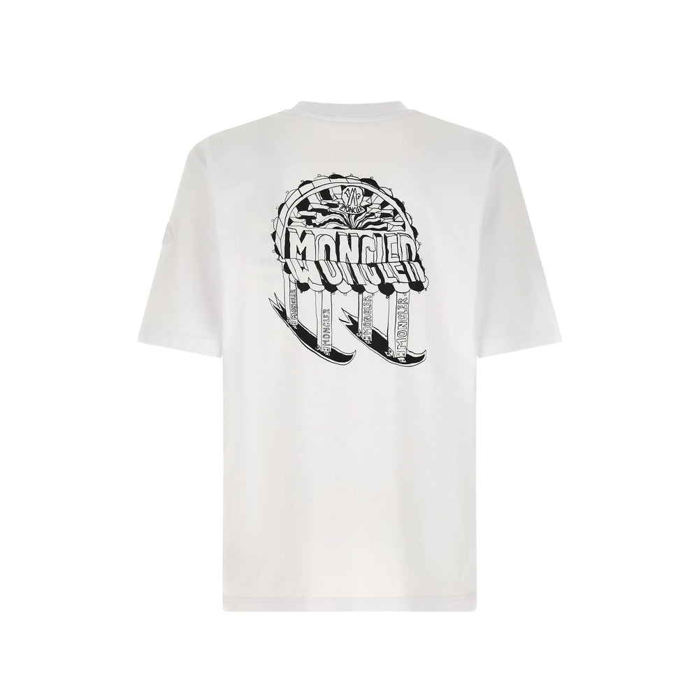 Moncler White T-Shirts & Vests - T-Shirts Men