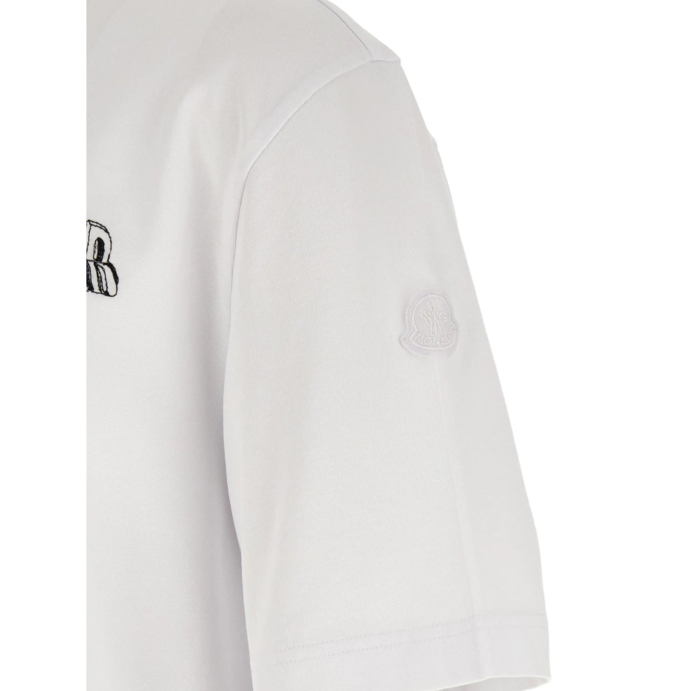 Moncler White T-Shirts & Vests - T-Shirts Men