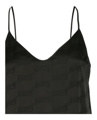 Balenciaga Balenciaga Womens Bb Monogram Pyjama Dress