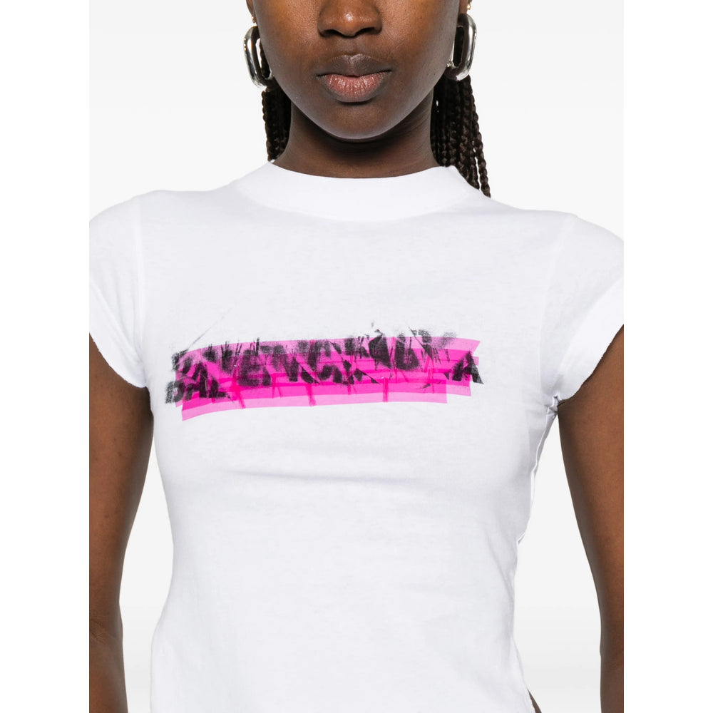 Balenciaga Balenciaga White Tops - T-Shirts & Jerseys Women