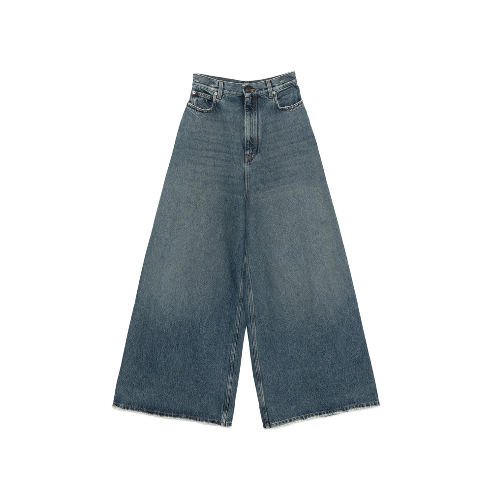 Balenciaga Balenciaga Blue Denim - Wide-Leg Jeans Women