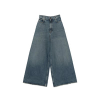 Balenciaga Balenciaga Blue Denim - Wide-Leg Jeans Women
