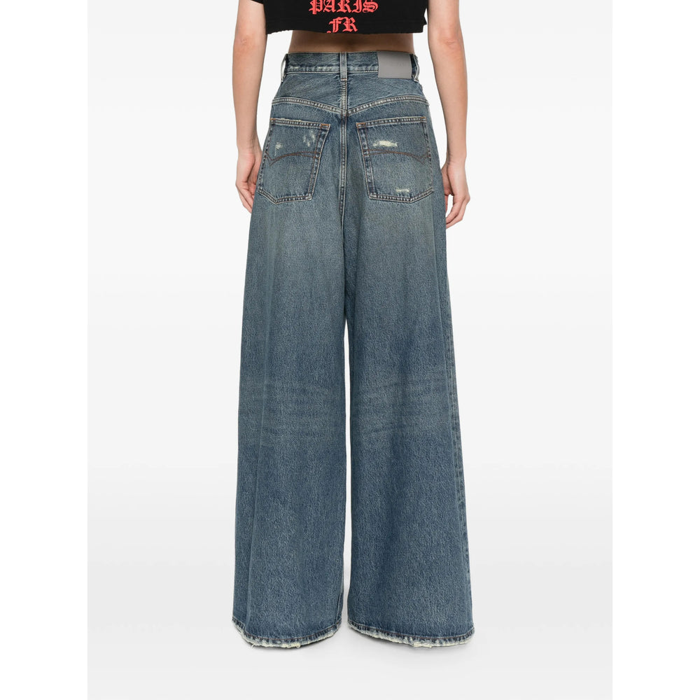 Balenciaga Balenciaga Blue Denim - Wide-Leg Jeans Women