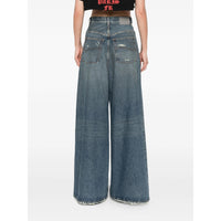 Balenciaga Balenciaga Blue Denim - Wide-Leg Jeans Women