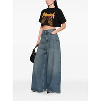 Balenciaga Balenciaga Blue Denim - Wide-Leg Jeans Women