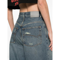 Balenciaga Balenciaga Blue Denim - Wide-Leg Jeans Women