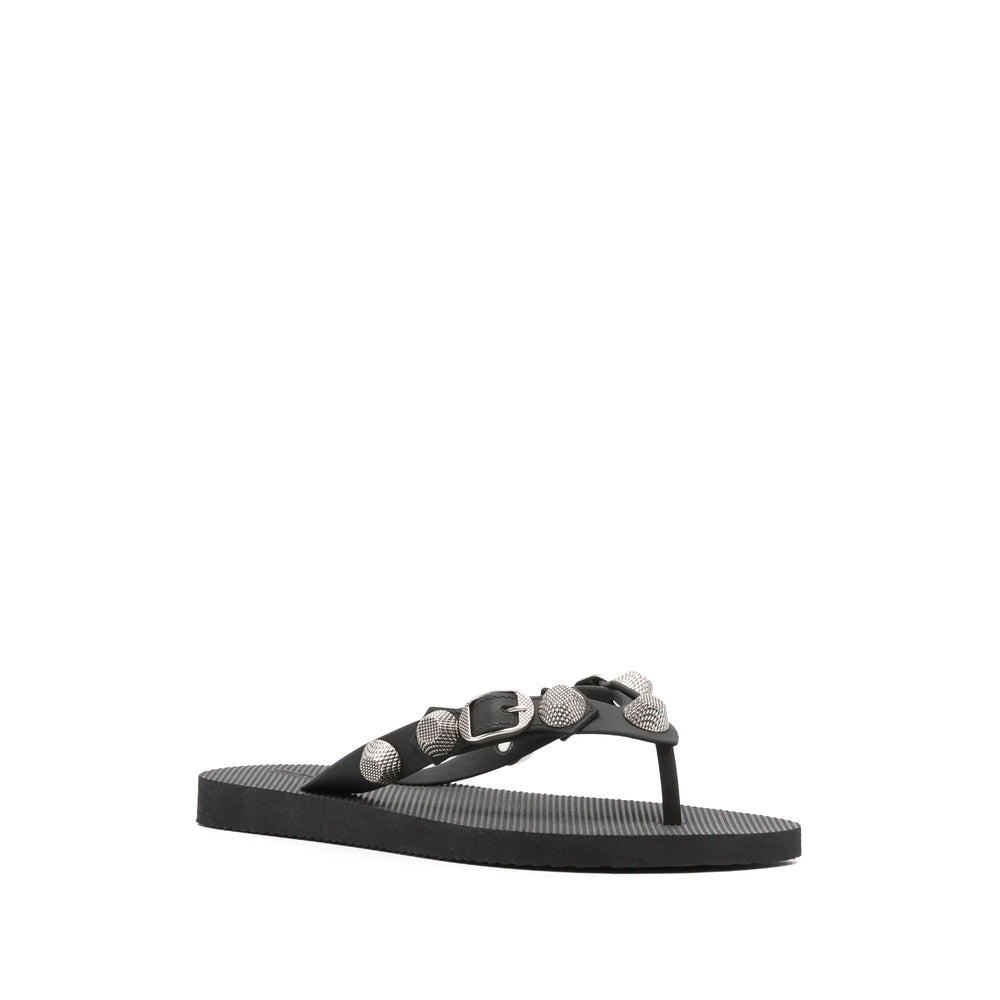 Balenciaga Black Flip-Flops & Slides Women