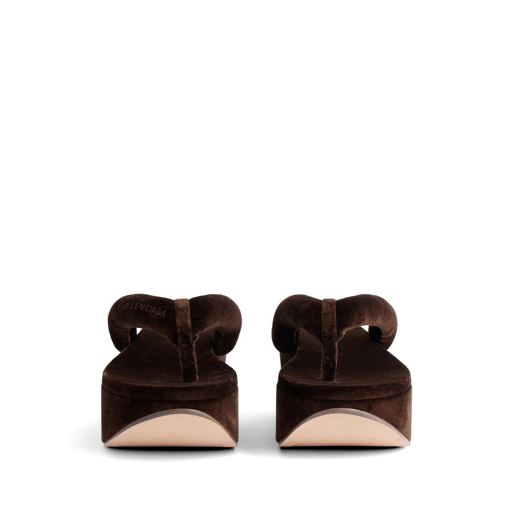 Balenciaga Balenciaga Brown Flip-Flops & Slides Women