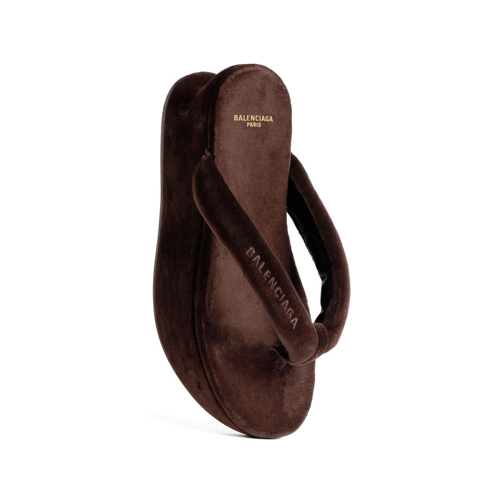 Balenciaga Balenciaga Brown Flip-Flops & Slides Women