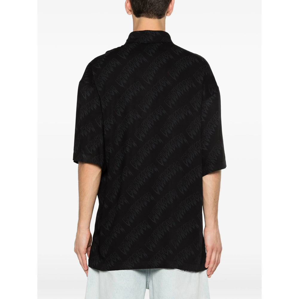 Balenciaga Balenciaga Black Shirts Men
