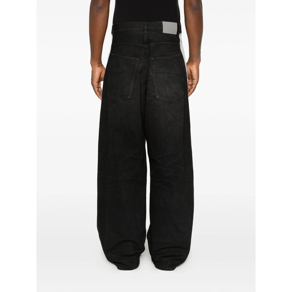 Balenciaga Black Denim - Wide-Leg Jeans Men