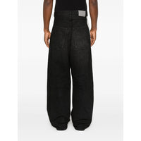 Balenciaga Black Denim - Wide-Leg Jeans Men