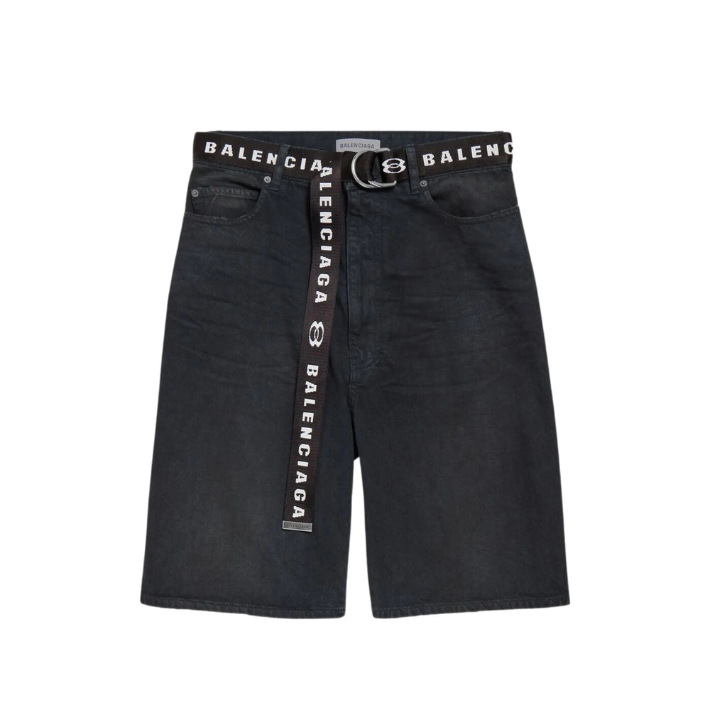 Balenciaga Balenciaga Black Shorts - Denim Shorts Men