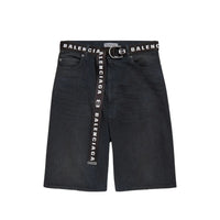 Balenciaga Balenciaga Black Shorts - Denim Shorts Men