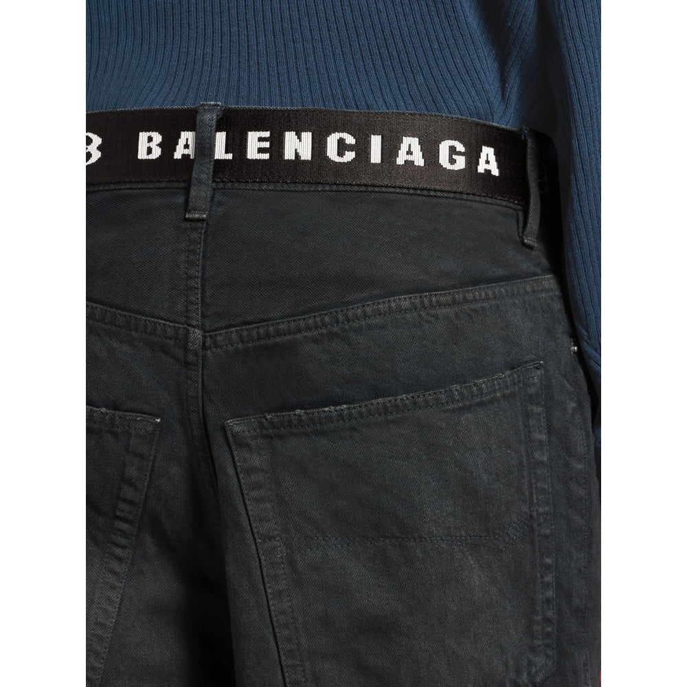 Balenciaga Balenciaga Black Shorts - Denim Shorts Men