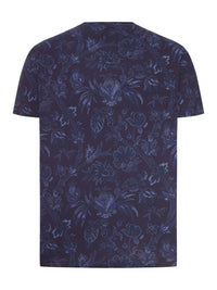 Etro Men Cotton Jersey T-Shirt With Floral Paisley Pattern
