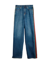 Gucci Men Denim Baggy Pants