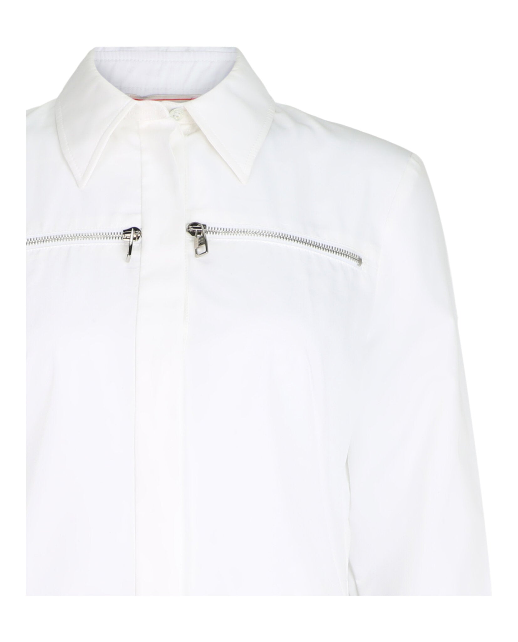 Alexander McQueen Alexander McQueen Womens Zip-Detailed Long-Sleeve Shirt
