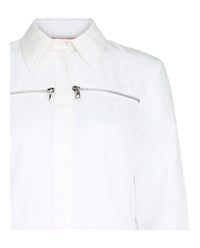 Alexander McQueen Alexander McQueen Womens Zip-Detailed Long-Sleeve Shirt