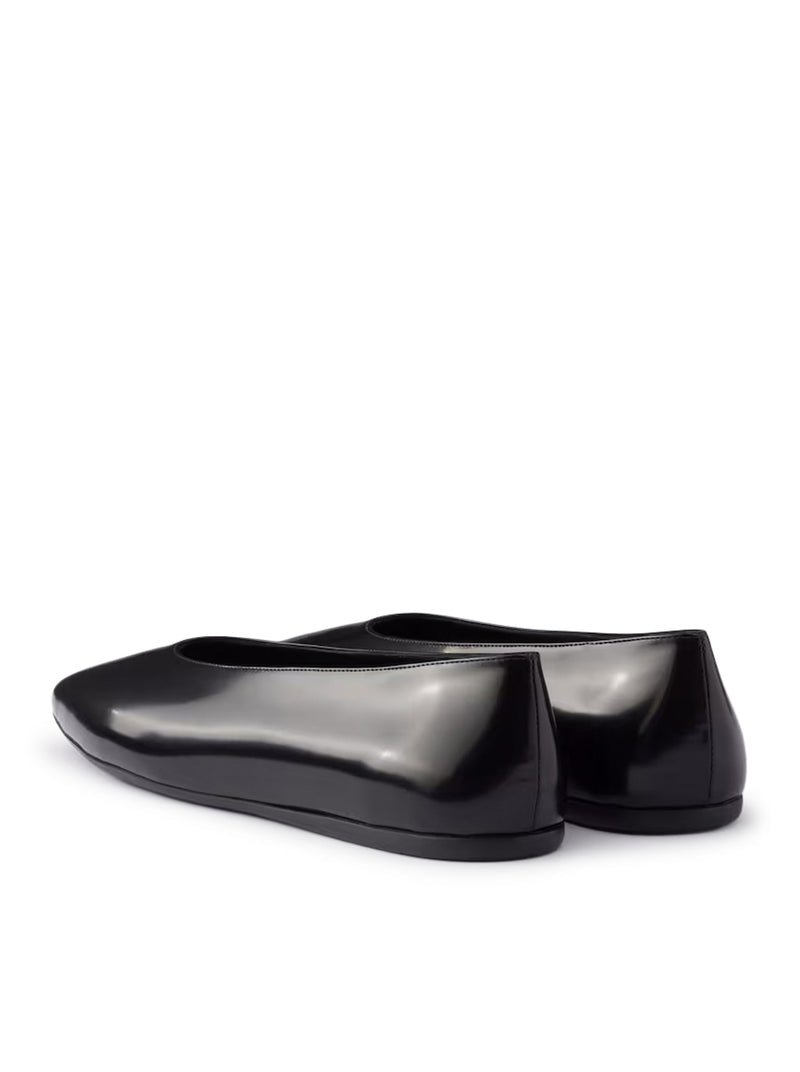 Prada Prada Women Brushed Leather Ballerinas
