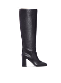 Prada Women Leather Heel Boots