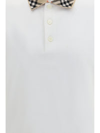 BURBERRY Burberry Men Cotton Check Collar Polo