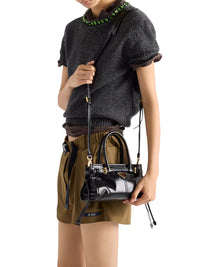 Prada Prada Women Prada Bonnie Mini Leather Handbag