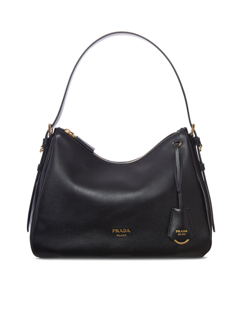Prada Women Smooth Leather Shoulder Bag