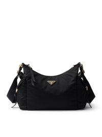 Prada Women Prada Explore Large Re-Nylon And Leather Bag
