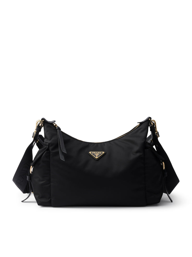 Prada Women Prada Explore Large Re-Nylon And Leather Bag
