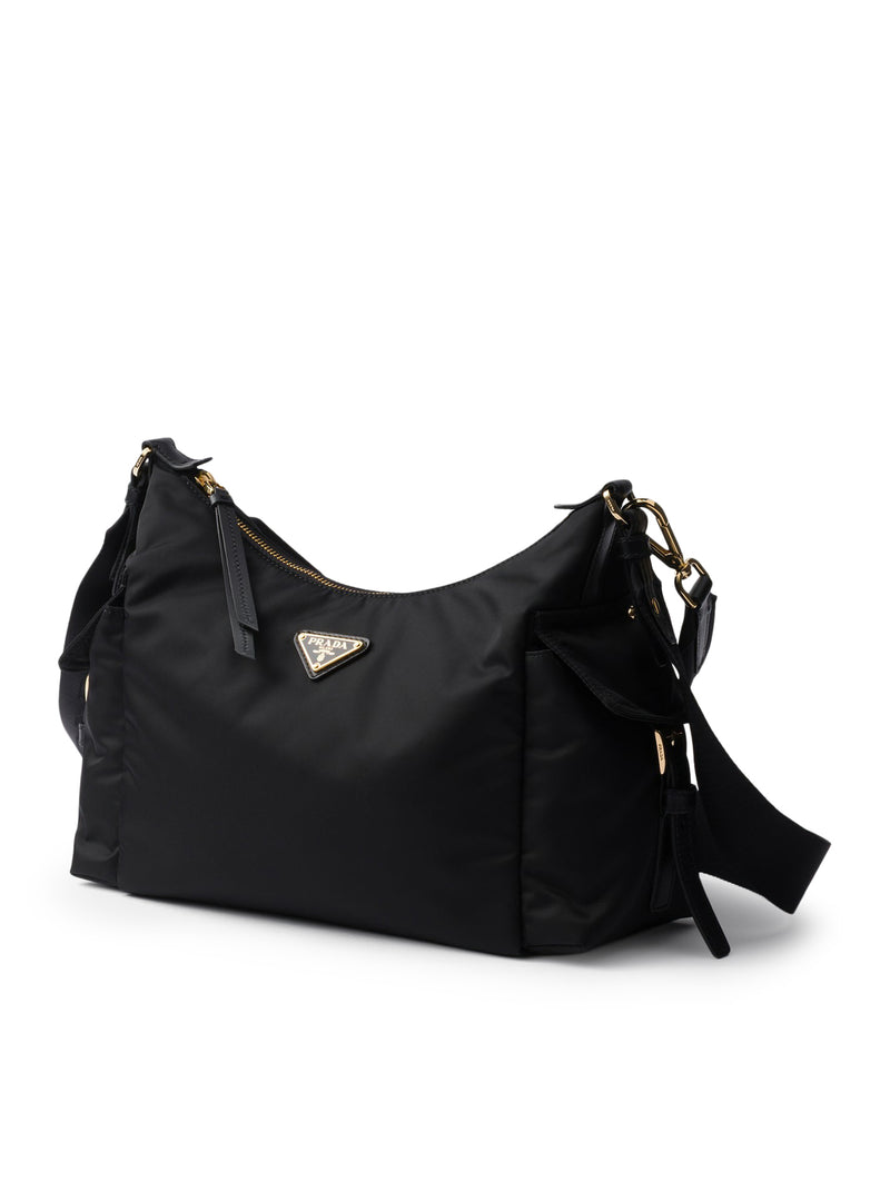 Prada Women Prada Explore Large Re-Nylon And Leather Bag